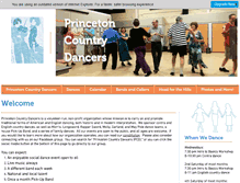 Tablet Screenshot of princetoncountrydancers.org
